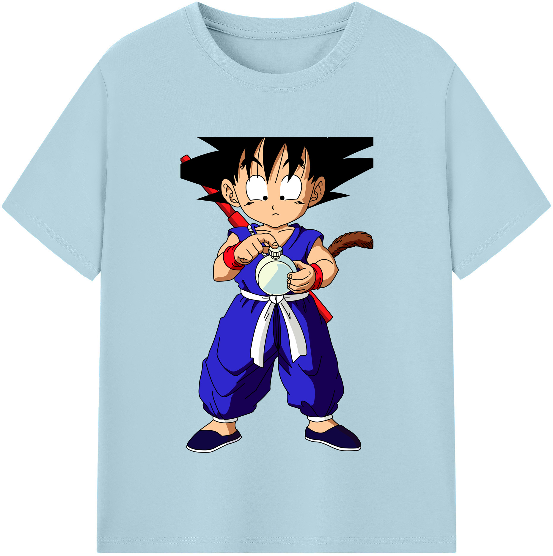 （画像用） ドラゴンボール 孫悟空（そん ごくう）Son Goku カカロット DRAGON BALL Kakarotto 綿100％半袖Tシャツ（フロントプリント）